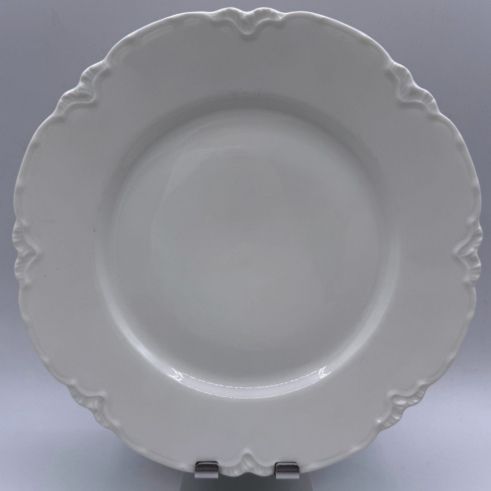 Vintage Haviland Limoges Ranson France White Porcelain Plate 8.5"